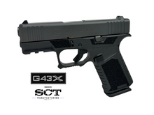 Laden Sie das Bild in den Galerie-Viewer, Custom Glock 43X mit SCT Manufacturing Griffstück Kal. 9mm Luger