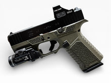 Laden Sie das Bild in den Galerie-Viewer, Custom Glock 43X MOS Combo Holosun HS407K + TLR7X Sub + SCT Manufacturing Griffstück Kal. 9mm Luger