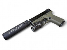 Laden Sie das Bild in den Galerie-Viewer, Hunters Package!! Custom Glock 43X mit B&amp;T Impuls Mini + TLR-7X Sub + Gewindelauf &amp; SCT Manufacturing Griffstück Kal. 9mm Luger