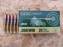 Laden Sie das Bild in den Galerie-Viewer, .308 Win 165gr &amp; 180gr SBT Sierra GameKing GGG Jagdkugelpatronen - Waffen Paar KG