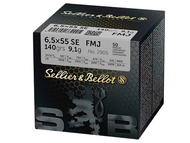 S&B 6,5x55 SE FMJ 9,1g/140 grs. 50 Stk.