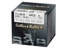 Laden Sie das Bild in den Galerie-Viewer, S&amp;B 7x65 R SPCE 11,2g/173 grs. 50 Stk.